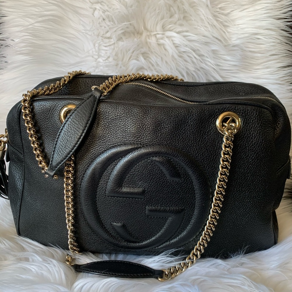 ❤️SOLD❤️GUCCI Soho Nubuck bag - Picture 1 of 11